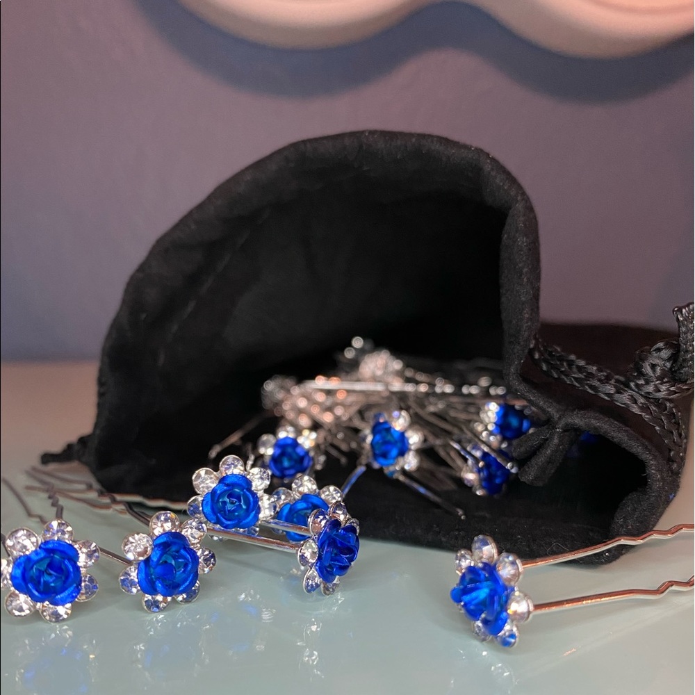 Jeweled Hair Pins